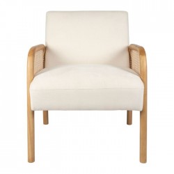 Fauteuil Firmin blanc cassé...