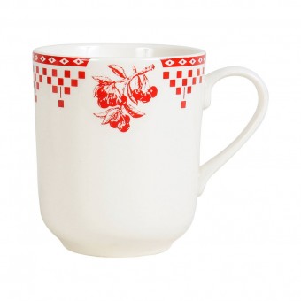 Mug Damier rouge - Tasse...